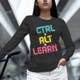 Computer Teacher Back To School Kids Ctrl Alt Learn Unisex Long Sleeve T-Shirt, novelty gifts, funny gifts