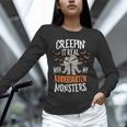 Creepin It Real Kindergarten Monsters Halloween Teacher Unisex Long Sleeve T-Shirt, novelty gifts, funny gifts