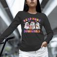 Cute Ghost Read More Books Lover Teacher Halloween Costume Unisex Long Sleeve T-Shirt, novelty gifts, funny gifts