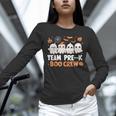 Cute Ghosts Pre-K Boo Crew Teachers Halloween Party Team For Men Women Kids Unisex Long Sleeve T-Shirt, novelty gifts, funny gifts