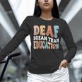 Deaf Dream Team Education Deaf Education Teacher Unisex Long Sleeve T-Shirt, novelty gifts, funny gifts Deaf Dream Team Education Deaf Education Teacher Unisex Long Sleeve T-Shirt, novelty gifts, funny gifts