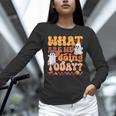 What Are We Doing Today Halloween PE Spooky Teacher Unisex Long Sleeve T-Shirt, novelty gifts, funny gifts What Are We Doing Today Halloween PE Spooky Teacher Unisex Long Sleeve T-Shirt, novelty gifts, funny gifts