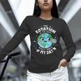 Earth Day Rotation Of The Earth Makes My Day Science Teacher Unisex Long Sleeve T-Shirt, novelty gifts, funny gifts Earth Day Rotation Of The Earth Makes My Day Science Teacher Unisex Long Sleeve T-Shirt, novelty gifts, funny gifts