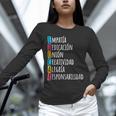 Educar Bilingual Spanish Teacher Unisex Long Sleeve T-Shirt, novelty gifts, funny gifts Educar Bilingual Spanish Teacher Unisex Long Sleeve T-Shirt, novelty gifts, funny gifts