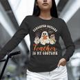Exhausted Daycare Teacher Is My Costume Halloween Ghost Fun For Men Women Unisex Long Sleeve T-Shirt, novelty gifts, funny gifts Exhausted Daycare Teacher Is My Costume Halloween Ghost Fun For Men Women Unisex Long Sleeve T-Shirt, novelty gifts, funny gifts
