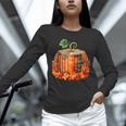 Fall Book Autumn Reading Teacher Halloween Pumpkin Season Unisex Long Sleeve T-Shirt, novelty gifts, funny gifts