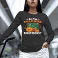 Are You Fall O Ween Directions Halloween Teacher Retro Unisex Long Sleeve T-Shirt, novelty gifts, funny gifts