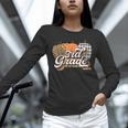 Fall Teacher Shirt 3rd Grade Teacher Retro Halloween Pumpkin Unisex Long Sleeve T-Shirt, novelty gifts, funny gifts
