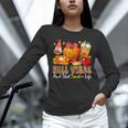 Fall Vibes Costume Teacher Thanksgiving Leopard Gnome Unisex Long Sleeve T-Shirt, novelty gifts, funny gifts
