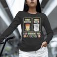 First Coffee Then Data SPED Teacher Taking a Break Unisex Long Sleeve T-Shirt, novelty gifts, funny gifts First Coffee Then Data SPED Teacher Taking a Break Unisex Long Sleeve T-Shirt, novelty gifts, funny gifts