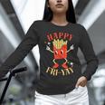 Fun Teacher Happy Fri Yay French Fries Friday Lovers Unisex Long Sleeve T-Shirt, novelty gifts, funny gifts