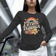 Future Teacher Kids Youth Girls Rainbow Pre-k Kindergarten Unisex Long Sleeve T-Shirt, novelty gifts, funny gifts