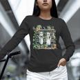 Ghost Plant Library Halloween Reading Books Teacher Vintage Unisex Long Sleeve T-Shirt, novelty gifts, funny gifts
