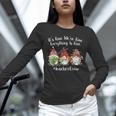Gnome It's Fine I'm Fine Everything Is Fine Teacher Xmas Unisex Long Sleeve T-Shirt, novelty gifts, funny gifts