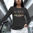 Groovy Tiny Human Tamer Floral Kindergarten Teacher Unisex Long Sleeve T-Shirt, novelty gifts, funny gifts