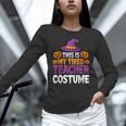 Halloween Costumes For Teachers Tired Teacher Costume Tee Unisex Long Sleeve T-Shirt, novelty gifts, funny gifts