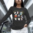Halloween Music Teacher Ghost Playing Musical Instruments Unisex Long Sleeve T-Shirt, novelty gifts, funny gifts Halloween Music Teacher Ghost Playing Musical Instruments Unisex Long Sleeve T-Shirt, novelty gifts, funny gifts