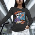 Halloween Skeleton Geography Teacher Pumpkin Bats Classroom Unisex Long Sleeve T-Shirt, novelty gifts, funny gifts Halloween Skeleton Geography Teacher Pumpkin Bats Classroom Unisex Long Sleeve T-Shirt, novelty gifts, funny gifts