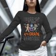 Halloween Teacher Creepin It Real With My 4th Grade Monsters Unisex Long Sleeve T-Shirt, novelty gifts, funny gifts Halloween Teacher Creepin It Real With My 4th Grade Monsters Unisex Long Sleeve T-Shirt, novelty gifts, funny gifts