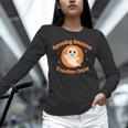 Halloween Teacher Crew Spooky Season Retro Ghost Unisex Long Sleeve T-Shirt, novelty gifts, funny gifts Halloween Teacher Crew Spooky Season Retro Ghost Unisex Long Sleeve T-Shirt, novelty gifts, funny gifts