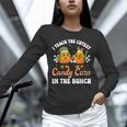Halloween Teacher Cutest Candy Corn Groovy Spooky Teachers Unisex Long Sleeve T-Shirt, novelty gifts, funny gifts
