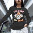 Halloween Teacher Teaching My Boos Costume Teacher Men Women Unisex Long Sleeve T-Shirt, novelty gifts, funny gifts