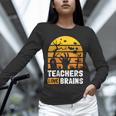 Halloween Teachers Science Math Teachers Love Brains Unisex Long Sleeve T-Shirt, novelty gifts, funny gifts