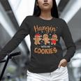 Hangin With My Cookies Gingerbread Women Christmas Teacher Unisex Long Sleeve T-Shirt, novelty gifts, funny gifts