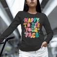 Happy To See Your Face Teacher Disco Ball Back To School Unisex Long Sleeve T-Shirt, novelty gifts, funny gifts Happy To See Your Face Teacher Disco Ball Back To School Unisex Long Sleeve T-Shirt, novelty gifts, funny gifts