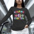 Helping Little Minds Grow Teacher Life Back To School Unisex Long Sleeve T-Shirt, novelty gifts, funny gifts Helping Little Minds Grow Teacher Life Back To School Unisex Long Sleeve T-Shirt, novelty gifts, funny gifts