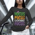 Hocus Pocus Everybody Focus Teacher Halloween Unisex Long Sleeve T-Shirt, novelty gifts, funny gifts