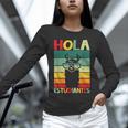 Hola Estudiantes Spanish Teacher Back To School 2025 Unisex Long Sleeve T-Shirt, novelty gifts, funny gifts