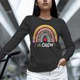 IA Crew Instructional Assistant Rainbow Teachers Aide Unisex Long Sleeve T-Shirt, novelty gifts, funny gifts