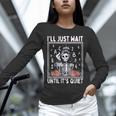I'Ll Just Wait Until It's Quiet Skeleton Coffee Teacher Unisex Long Sleeve T-Shirt, novelty gifts, funny gifts