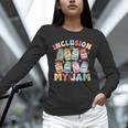 Inclusion Is My Jam SPED Teacher Special Education Life Unisex Long Sleeve T-Shirt, novelty gifts, funny gifts Inclusion Is My Jam SPED Teacher Special Education Life Unisex Long Sleeve T-Shirt, novelty gifts, funny gifts