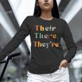 Their There They'Re English Teacher Gramma Police Joke Unisex Long Sleeve T-Shirt, novelty gifts, funny gifts Their There They'Re English Teacher Gramma Police Joke Unisex Long Sleeve T-Shirt, novelty gifts, funny gifts