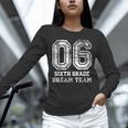 Kids Hello Sixth Back To School 6th Grade Dream Team Teacher Unisex Long Sleeve T-Shirt, novelty gifts, funny gifts