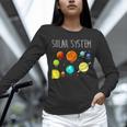 Kids Solar Systems Cute Planets Space Science Teacher School Unisex Long Sleeve T-Shirt, novelty gifts, funny gifts