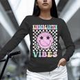 Kindergarten Vibes First Day Of School Kindergarten Teacher Unisex Long Sleeve T-Shirt, novelty gifts, funny gifts Kindergarten Vibes First Day Of School Kindergarten Teacher Unisex Long Sleeve T-Shirt, novelty gifts, funny gifts