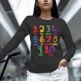 Learning Math Numbers Counting Back To School Teacher For Men Women Girls Kids Unisex Long Sleeve T-Shirt, novelty gifts, funny gifts