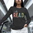 Let's Read Book Nerd Reading Book Lover Librarian Teacher Unisex Long Sleeve T-Shirt, novelty gifts, funny gifts Let's Read Book Nerd Reading Book Lover Librarian Teacher Unisex Long Sleeve T-Shirt, novelty gifts, funny gifts