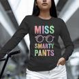 Little MISS SMARTY PANTS School Grad Teacher Last Day Unisex Long Sleeve T-Shirt, novelty gifts, funny gifts