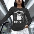 Math And Cats Apparel For Teachers Students Cat Lovers Unisex Long Sleeve T-Shirt, novelty gifts, funny gifts Math And Cats Apparel For Teachers Students Cat Lovers Unisex Long Sleeve T-Shirt, novelty gifts, funny gifts
