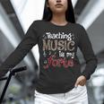 Music Teacher Teaching Music Is My Forte For Music Lovers Unisex Long Sleeve T-Shirt, novelty gifts, funny gifts Music Teacher Teaching Music Is My Forte For Music Lovers Unisex Long Sleeve T-Shirt, novelty gifts, funny gifts