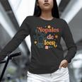 Nopales De Leer Spanish Teacher Maestra Cactus Bilingual Unisex Long Sleeve T-Shirt, novelty gifts, funny gifts Nopales De Leer Spanish Teacher Maestra Cactus Bilingual Unisex Long Sleeve T-Shirt, novelty gifts, funny gifts
