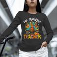 One Thankful Teacher Thanksgiving Turkey Cute Crayon Pencil Unisex Long Sleeve T-Shirt, novelty gifts, funny gifts One Thankful Teacher Thanksgiving Turkey Cute Crayon Pencil Unisex Long Sleeve T-Shirt, novelty gifts, funny gifts