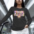 Physical Education Halloween Bow Checkered Teacher Ghost PE Unisex Long Sleeve T-Shirt, novelty gifts, funny gifts