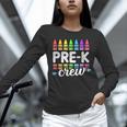 Pre-K Crew Teacher Team Squad Hello Back School Graduation Unisex Long Sleeve T-Shirt, novelty gifts, funny gifts Pre-K Crew Teacher Team Squad Hello Back School Graduation Unisex Long Sleeve T-Shirt, novelty gifts, funny gifts