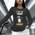 Pre-K Vibes Only Penguin Teachers Kids Back To School Unisex Long Sleeve T-Shirt, novelty gifts, funny gifts