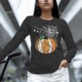 Pumpkin Music Teacher Halloween Fall Music Notes Autumn Unisex Long Sleeve T-Shirt, novelty gifts, funny gifts
